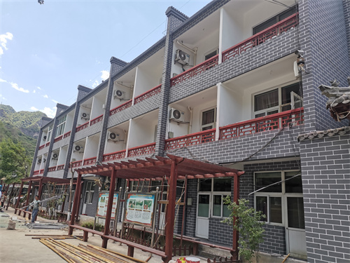 森林消防局支隊(duì)?wèi)讶嵯婪株?duì)真石漆仿磚、涂料案例